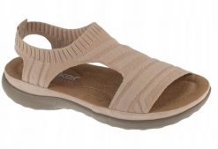 Rieker Rieker Sandals 64850-31 Beżowe 37. Brązowe sandały damskie Rieker, bez wzorów, bez obcasa, bez zapięcia. Za 248.89 zł.