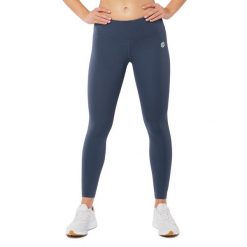 Legginsy sportowe fitness ze średnim stanem damskie Striker. Niebieskie legginsy damskie SIROKO, xl, bez wzorów, z elastanu. W wyprzedaży za 105.00 zł.