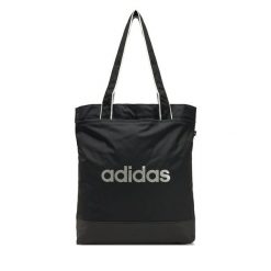 Torebka adidas. Czarne torebki shopper damskie Adidas, bez wzorów, bez dodatków. Za 109.99 zł.