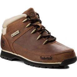 Trapery TIMBERLAND - Euro Sprint Hiker A121K/TB0A121K2141 Brown. Brązowe śniegowce i trapery męskie Timberland, z gumy. W wyprzedaży za 559.00 zł.