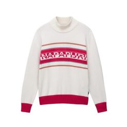 Sweter z okrągłym dekoltem Napapijri D-sardona. Brązowe swetry przez głowę męskie Napapijri, m, bez wzorów, bez kołnierzyka. W wyprzedaży za 541.50 zł.