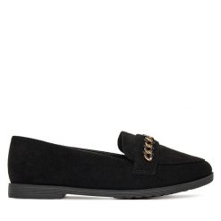 Loafersy DeeZee. Czarne mokasyny damskie DeeZee. Za 99.99 zł.