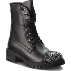 Trapery TWINSET - Amfibio CA8PK5 Nero 00006. Czarne śniegowce i trapery damskie Twinset, z materiału. Za 1,259.00 zł.