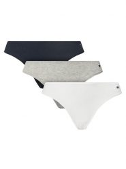 Tommy Hilfiger Komplet 3 par fig brazylijskich UW0UW05968 Kolorowy. Figi damskie Tommy Hilfiger, xs, bez wzorów, z bawełny. Za 89.99 zł.