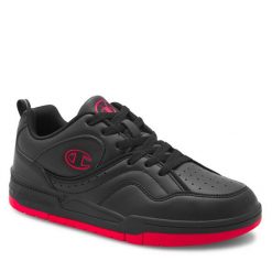 Sneakersy Champion. Czarne półbuty chłopięce Champion, bez wzorów, bez zapięcia. Za 149.99 zł.