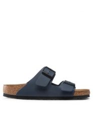 Birkenstock Klapki Arizona 0051751 Granatowy. Niebieskie klapki męskie Birkenstock, ze skóry. Za 356.99 zł.