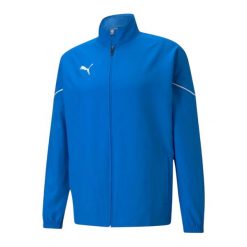 Kurtka Męska TeamRISE Sideline. Niebieskie kurtki męskie Puma, l, bez wzorów, trekkingowe. Za 252.99 zł.