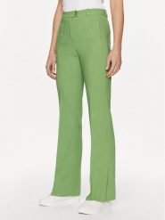 Boss Spodnie materiałowe Terela 50511972 Zielony Slim Fit. Zielone spodnie materiałowe damskie Boss, bez wzorów, z materiału. Za 1,029.00 zł.