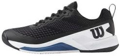 Wilson WILSON tenisowy obuwie męskie RUSH PRO 4.5 Black/White WRS333150E100 (0097512805674). Białe buty sportowe męskie Wilson, bez zapięcia, tenisowe. Za 452.12 zł.