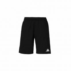 Krótki Mężczyzna Kappa Blive czarny. Czarne krótkie spodenki sportowe męskie Kappa, m, bez wzorów, na fitness i siłownię. Za 193.00 zł.