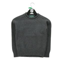 Damski sweter z wełny i kaszmiru. Szare swetry damskie Ralph Lauren, l, bez wzorów, z kaszmiru, eleganckie, bez kołnierzyka, bez ramiączek, bez kaptura. Za 212.96 zł.