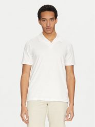 Calvin Klein Polo K10K114133 Biały Regular Fit. Białe koszulki polo męskie Calvin Klein, m, bez wzorów, z bawełny, bez ramiączek. Za 219.99 zł.