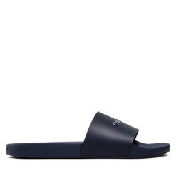 Klapki Calvin Klein Jeans. Niebieskie klapki męskie Calvin Klein Jeans, z jeansu. Za 149.99 zł.