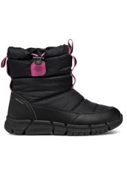 Geox Śniegowce J Flexyper Girl B Ab J46APB 0FU54 C9B8L S Czarny. Czarne buty zimowe dziewczęce Geox, ze skóry, bez zapięcia. Za 429.99 zł.
