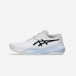 Buty do tenisa męskie ASICS Gel Resolution X na każdą nawierzchnię. Brązowe buty sportowe męskie Asics, z kauczuku, bez zapięcia, tenisowe. Za 699.99 zł.