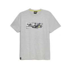 Koszulki Munich Model Regular T-shirt Stadium Kolor Szary. Szare t-shirty męskie munich, s, bez wzorów, z tkaniny, bez kołnierzyka. Za 110.55 zł.