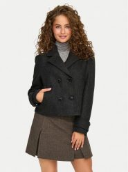 ONLY Kurtka przejściowa Freja 15320983 Szary Regular Fit. Szare kurtki damskie Only, xs, bez wzorów, z syntetyku, bez kaptura. Za 269.99 zł.