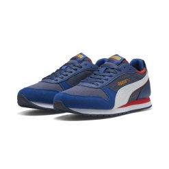 Sneakersy unisex St Miler Retro Run PUMA Navy White Clyde Royal Fierce Red Blue. Białe obuwie sportowe damskie Puma, bez wzorów. Za 299.00 zł.