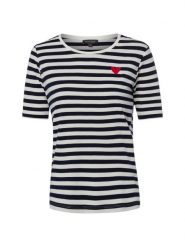 Franco Callegari Koszulka Kobiety Bawełna niebieski, L. Niebieskie t-shirty damskie Franco Callegari, l, bez wzorów, z bawełny, klasyczne, bez kołnierzyka. Za 99.95 zł.