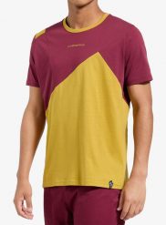 Koszulka bawełniana męska La Sportiva Dude T-Shirt. Żółte t-shirty męskie La Sportiva, m, bez wzorów, z bawełny, bez kołnierzyka. Za 191.29 zł.