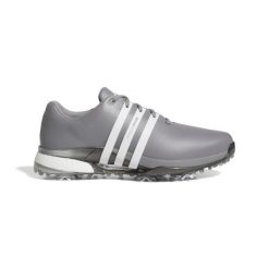 Buty golfowe z korkami adidas Tour360 24. Szare buty sportowe męskie Adidas, bez zapięcia, na golfa. W wyprzedaży za 754.50 zł.