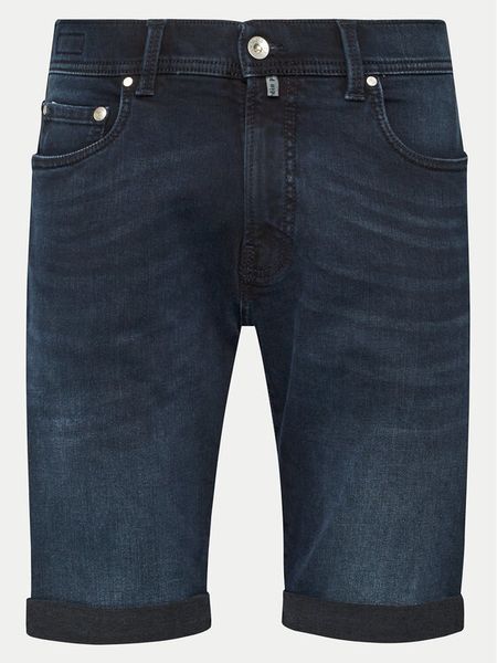 Pierre Cardin Szorty jeansowe 34520/000/8140 Granatowy Modern Fit. Niebieskie szorty męskie Pierre Cardin, m, bez wzorów, z bawełny. Za 279.99 zł.