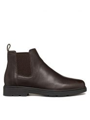 Geox Sztyblety U Spherica Ec1 U36D1C 00046 C6010 Brązowy. Brązowe botki męskie Geox, bez wzorów, ze skóry, bez zapięcia. Za 399.99 zł.