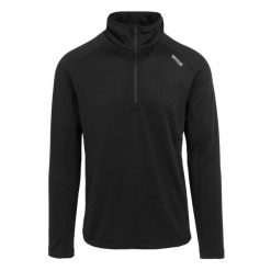 Polarowy Top Męski Suwak Do Połowy Yonder II. Czarne bluzy męskie Regatta, na zimę, m, bez wzorów, z polaru, bez kaptura. Za 125.99 zł.
