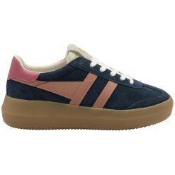 Sneakersy damscy Gola Athena Trainer. Niebieskie obuwie sportowe damskie Gola, bez wzorów. Za 513.50 zł.