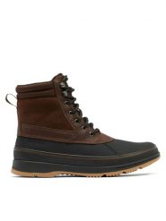 Sorel Kozaki Akeny II Boot Plus Wp 2084851256 Brązowy. Brązowe kozaki męskie Sorel, z nubiku. Za 599.99 zł.