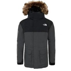 Kurtka turystyczna dla dzieci The North Face McMurdo. Szare kurtki i płaszcze dla chłopców The North Face, bez wzorów, casualowe, bez kaptura. Za 892.64 zł.