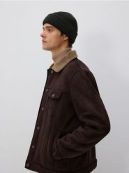 Czapka beanie z wełną - jasny zielony. Zielone czapki i kapelusze męskie Reserved, bez wzorów, z wełny. Za 89.99 zł.