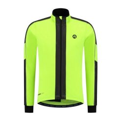 Kurtka rowerowa zimowa męska Rogelli Essential Hi Vis. Czarne kurtki męskie Rogelli, na zimę, m, bez wzorów, z softshellu, bez kaptura. W wyprzedaży za 275.00 zł.