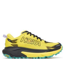 Buty do biegania Hoka. Żółte buty sportowe męskie HOKA, bez zapięcia, do biegania. Za 849.99 zł.