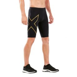 Szorty kompresyjne 2XU Light Speed. Czarne krótkie spodenki sportowe męskie 2XU, xl, bez wzorów, do biegania. Za 460.00 zł.