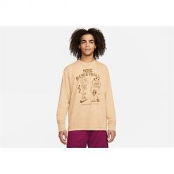 Koszulka sportowa męska Nike Premium. Brązowe koszulki sportowe męskie Nike, m, bez wzorów, z bawełny, bez kołnierzyka, bez ramiączek. Za 299.00 zł.