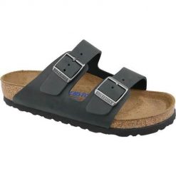 Klapki unisex Birkenstock Arizona. Czarne skarpety damskie Birkenstock, bez wzorów, z materiału. Za 459.00 zł.