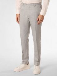 Finshley & Harding Spodnie - Mitch Mężczyźni Modern Fit szary, 28. Szare eleganckie spodnie męskie Finshley & Harding, m, bez wzorów, z wiskozy. Za 399.95 zł.