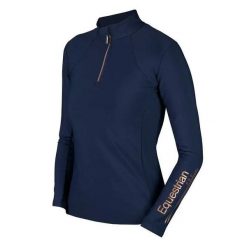 Damska koszulka jeździecka z długim rękawem HORKA Luxury EP. Czerwone t-shirty damskie Horka, s, bez wzorów, z materiału, eleganckie, bez kołnierzyka. Za 231.00 zł.