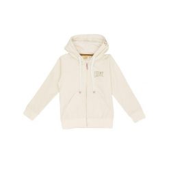Bluza dziewczęca Leone z zamkiem błyskawicznym na całej długości Chic Girl. Białe bluzy dla dziewczynek LEONE 1947 APPAREL, bez wzorów, bez ramiączek, bez kaptura. W wyprzedaży za 139.75 zł.