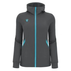 Damska bluza z kapturem full zip Macron Bastet. Niebieskie bluzy damskie Macron, na jesień, xl, bez wzorów, z dzianiny, z kapturem. Za 231.50 zł.