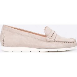 Caprice - Mokasyny. Szare mokasyny damskie Caprice, z materiału. W wyprzedaży za 179.90 zł.