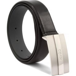 Pasek Męski BOSS - C-Baxter 50292557 90 Black 001. Czarne paski damskie Boss, w paski, ze skóry. W wyprzedaży za 259.00 zł.