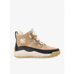 Buty zimowe damskie Sorel Ona RMX Chukka Plus WP. Brązowe obuwie sportowe damskie Sorel, na zimę, trekkingowe. Za 377.99 zł.