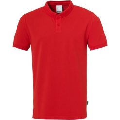 Polo Uhlsport Essential Prime. Czerwone koszulki polo męskie Uhlsport, m, bez wzorów, eleganckie, bez ramiączek. Za 211.00 zł.