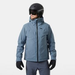 Kurtka narciarska Helly Hansen Atlas Infinity Stretch. Niebieskie kurtki męskie Helly Hansen, na zimę, m, bez wzorów, sportowe, bez kaptura. W wyprzedaży za 2,742.50 zł.