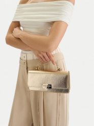 Nine West Torebka CEO-Mercer Mood-KY317 Złoty. Żółte kopertówki damskie Nine West, bez wzorów, z materiału, bez dodatków. Za 179.99 zł.