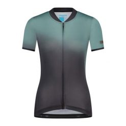Damska koszulka z krótkim rękawem EVOLVE Avventura, zielony. Zielone koszulki sportowe damskie Shimano, bez wzorów, rowerowe. Za 488.90 zł.