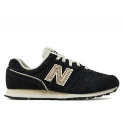 Buty do chodzenia damskie New Balance Nb 373. Czarne obuwie sportowe damskie New Balance, bez wzorów, z materiału, trekkingowe. Za 349.00 zł.