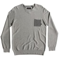 Quiksilver Baggao Sweter Light Gray Heather eqysw03197-Sgrh (Rozmiar S). Bluzy męskie Quiksilver. W wyprzedaży za 156.00 zł.